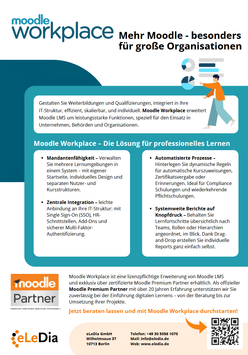 Produktblatt Moodle Workplace